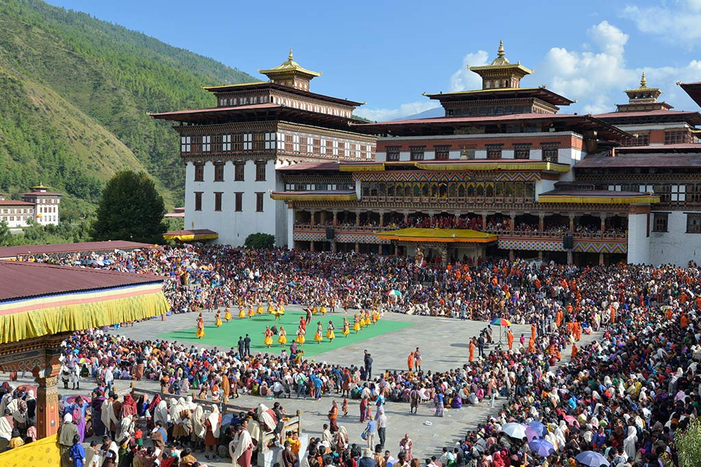 Thimphu Festival Bhutan Turismo responsabile e sostenibile