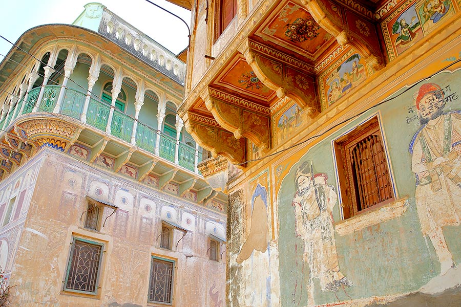 Nawalgarh, sede delle raffinate Haveli del Rajasthan