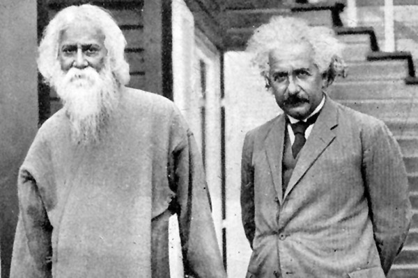 tagore einstein