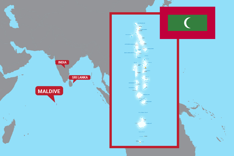 maldive mappa
