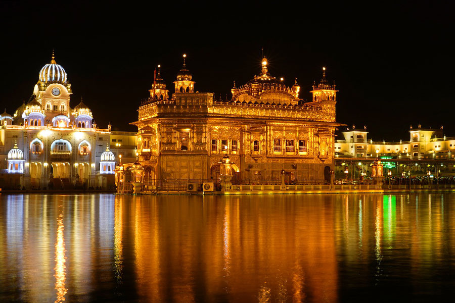 Tempio d&#39;oro di Amritsar, Harmandir Sahib, è il tempio Sikh più sacro