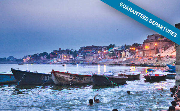 The golden triangle of India with Varanasi varanasi